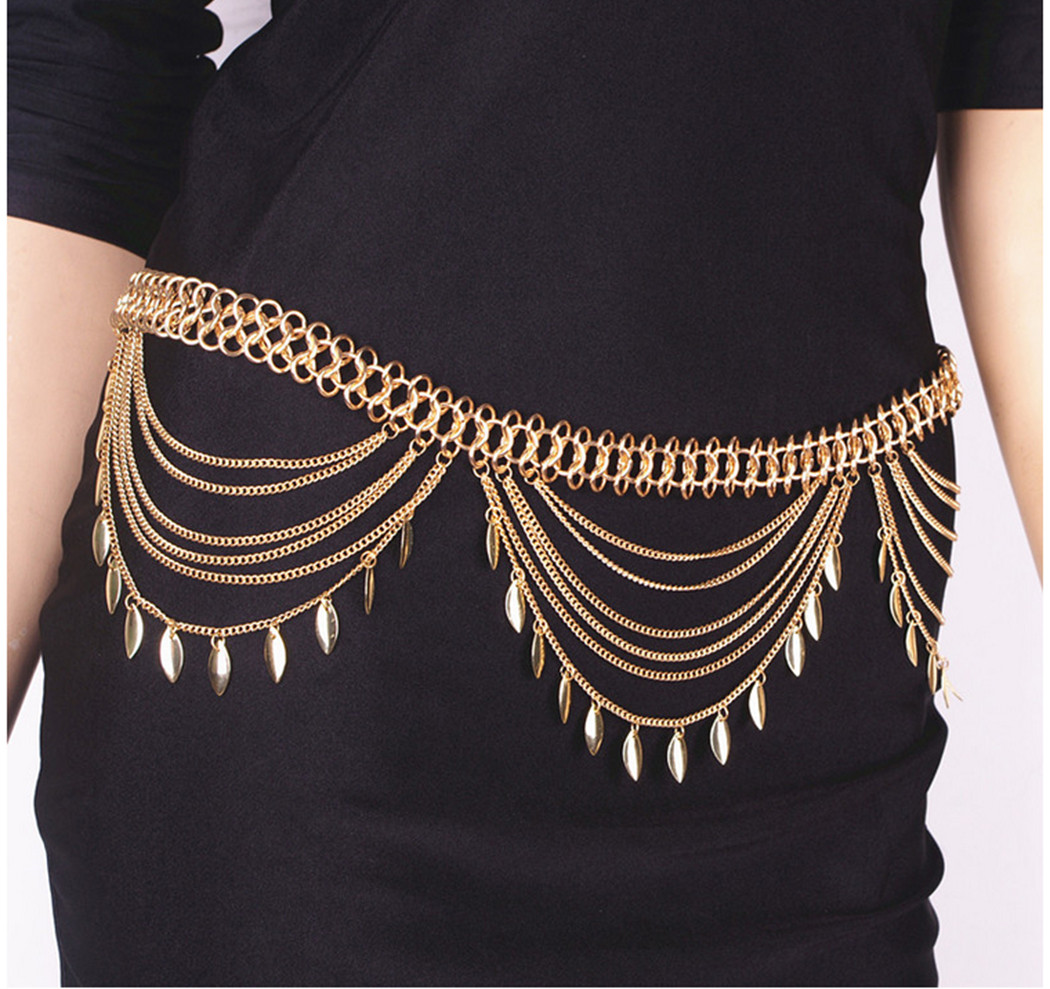 Ethnic Indian Fashion - Vintage Boho Ethnic Charm Waist Belly