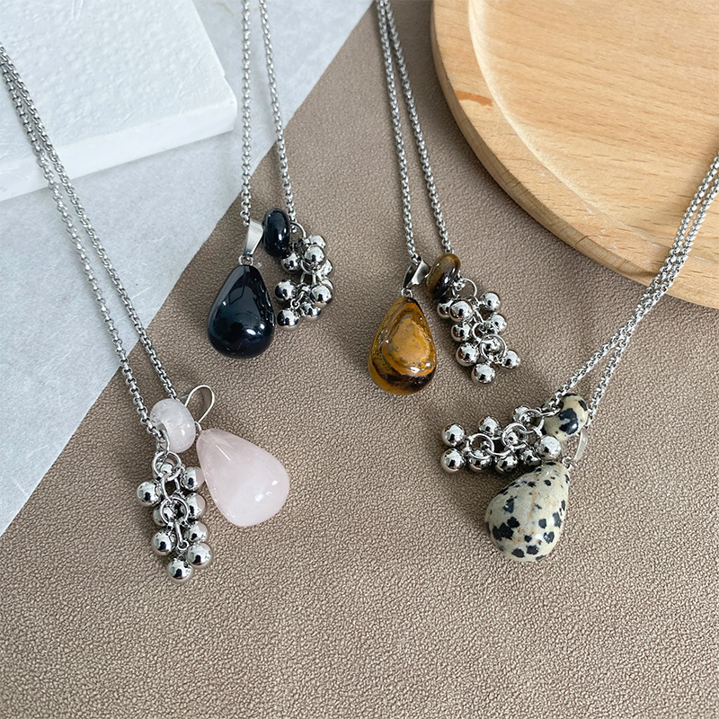 Ethnic Fashion Influencers - 2026 Ins Influencer Stainless Steel Long