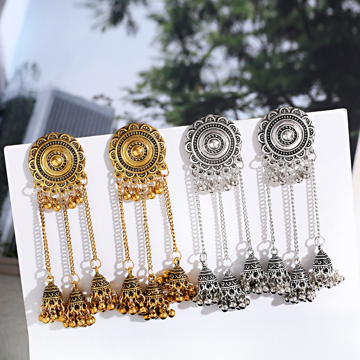 Ethnic Vintage Round Flower Lo - Ethnic Indian Fashion incelemesi ve fiyatı