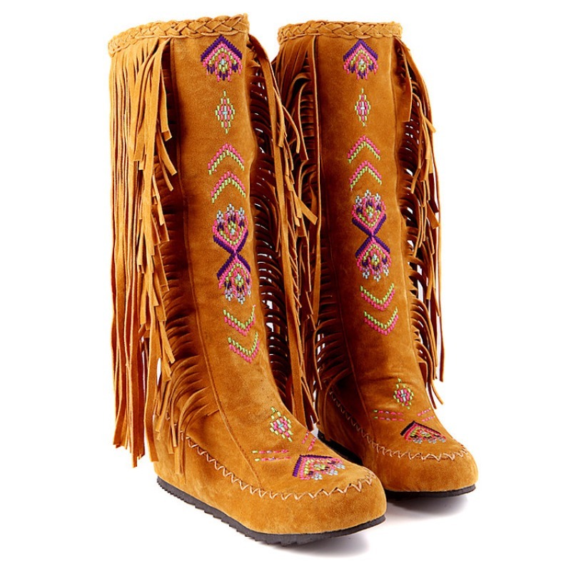 Tassel Boots Handmade Embroide - Ethnic Fashion For Women incelemesi ve fiyatı