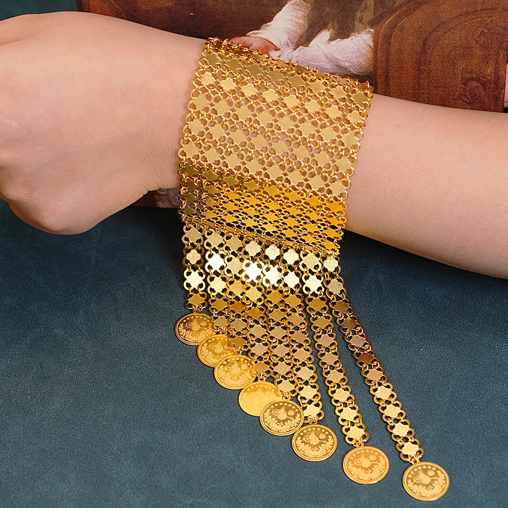 New Coin Tassles Gold Plated J - Ethnic Luxe Fashion incelemesi ve fiyatı