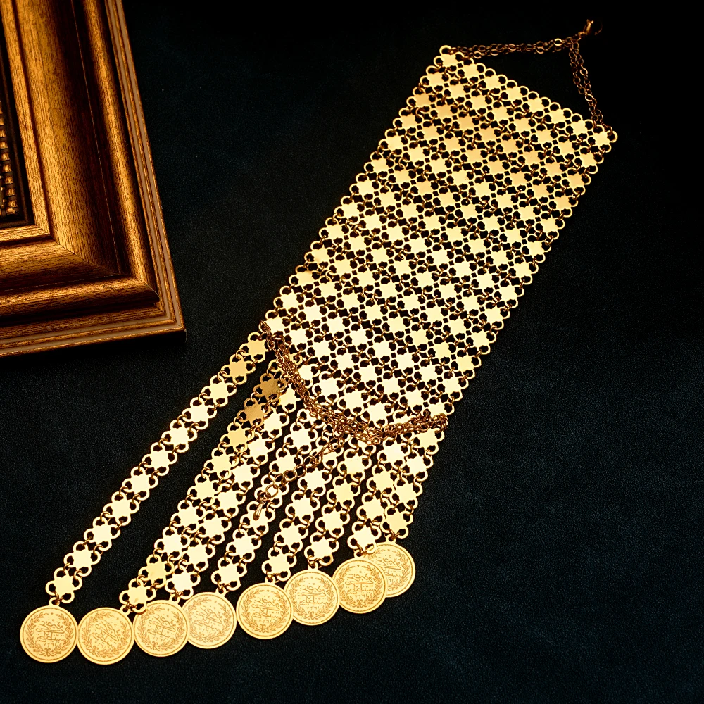 New Coin Tassles Gold Plated J - Ethnic Luxe Fashion incelemesi ve fiyatı