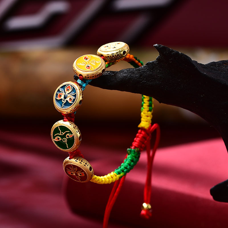Tibetan Bracelet Hand Woven Ro - Ethnic Fashion Way incelemesi ve fiyatı