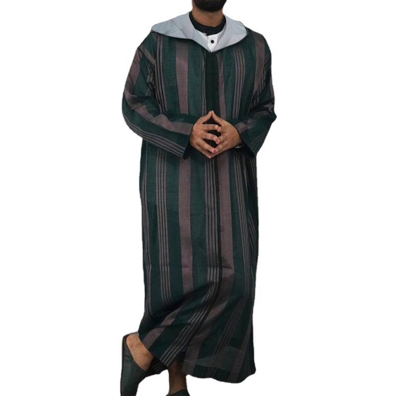 Muslim Hooded Robe Dashiki Lon - Dashiki Shirt Men incelemesi ve fiyatı
