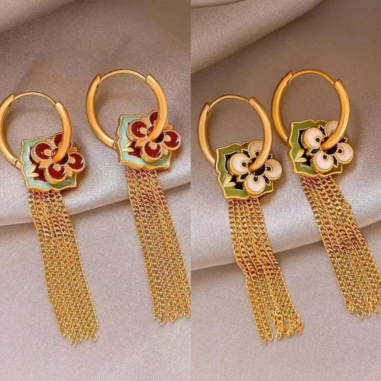 New Chinese Fashion Flower Sha - Ethnic Fashion Way incelemesi ve fiyatı