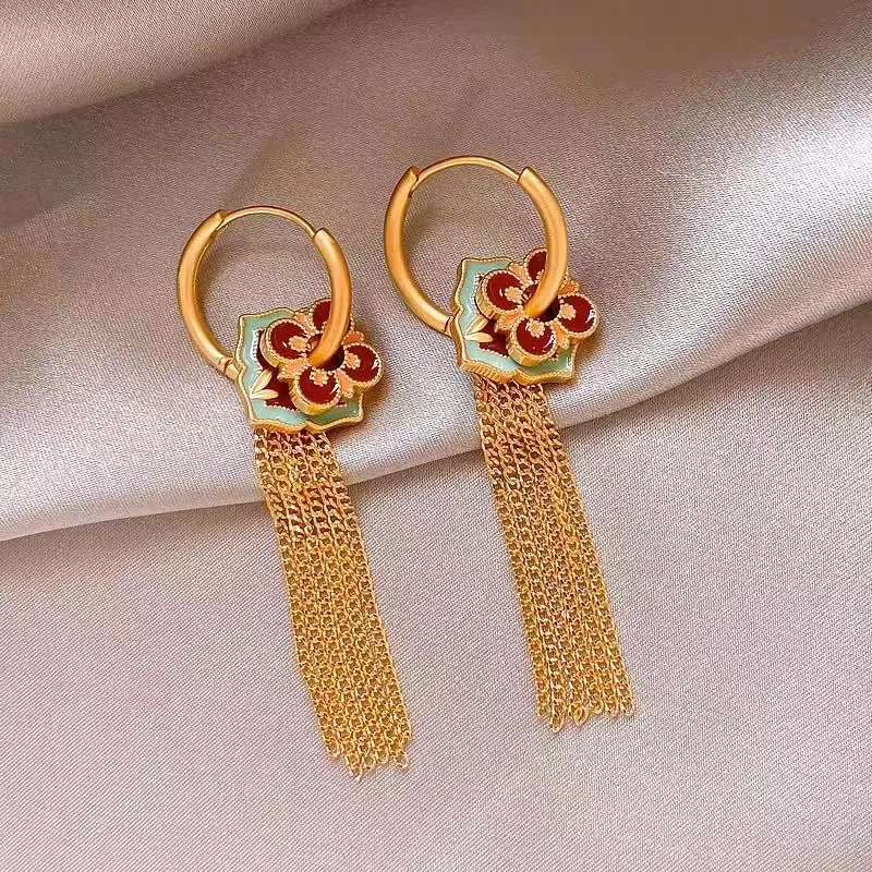 New Chinese Fashion Flower Sha - Ethnic Fashion Way incelemesi ve fiyatı
