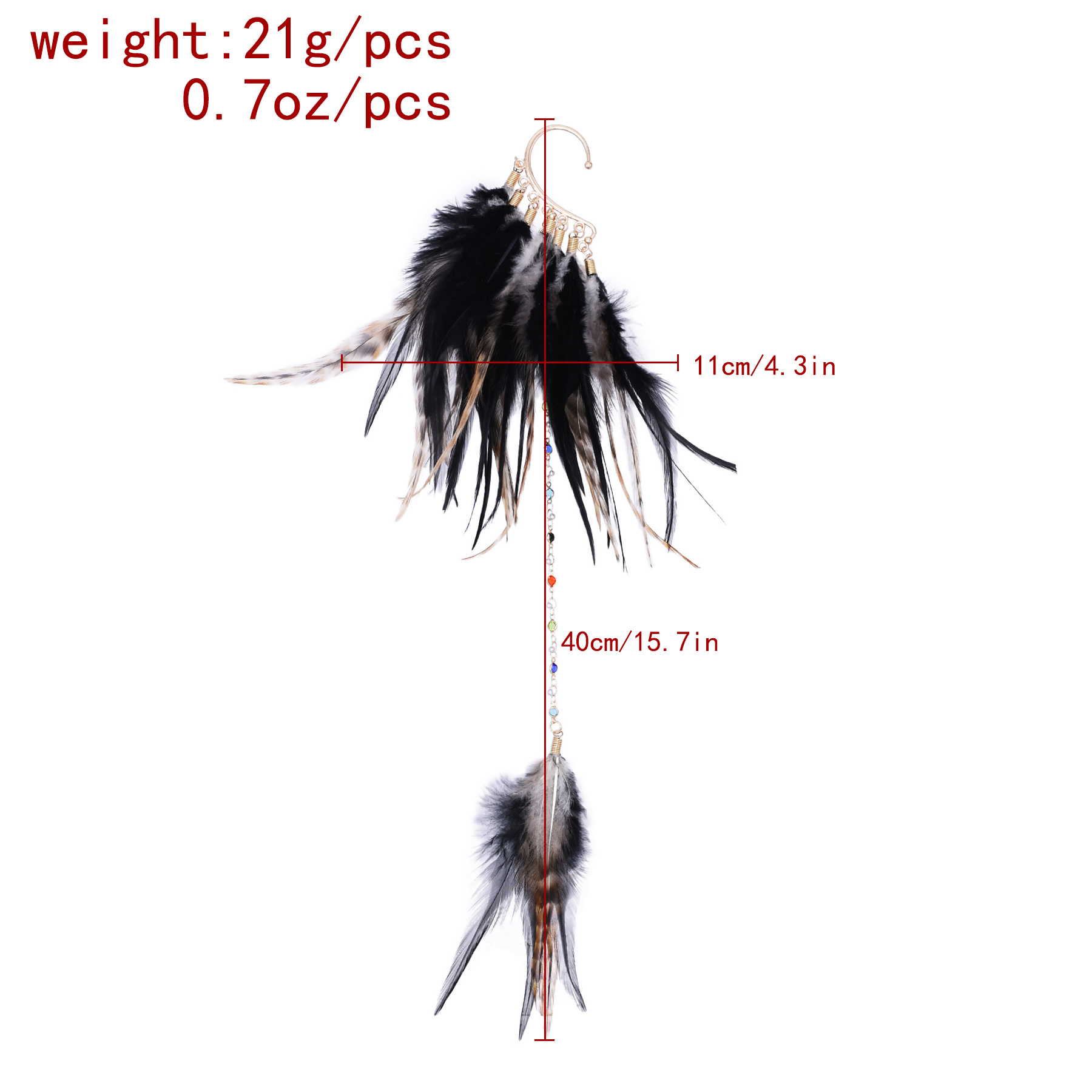 Bohemian Ethnic Style Feather  - Ethnic Indian Fashion incelemesi ve fiyatı
