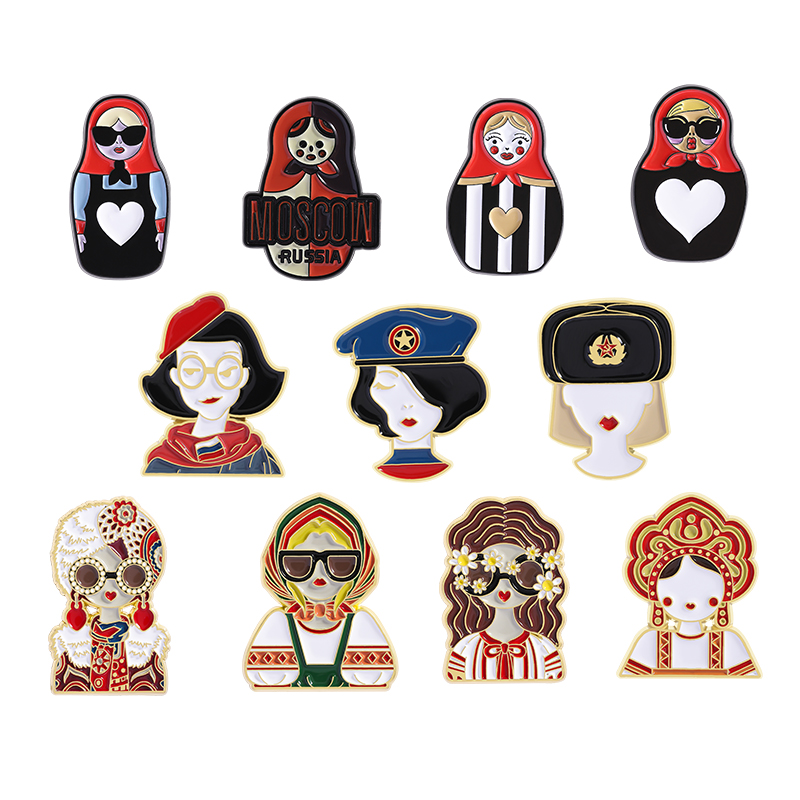 Cartoon Russian Girls Characte - Ethnic Fashion Images incelemesi ve fiyatı