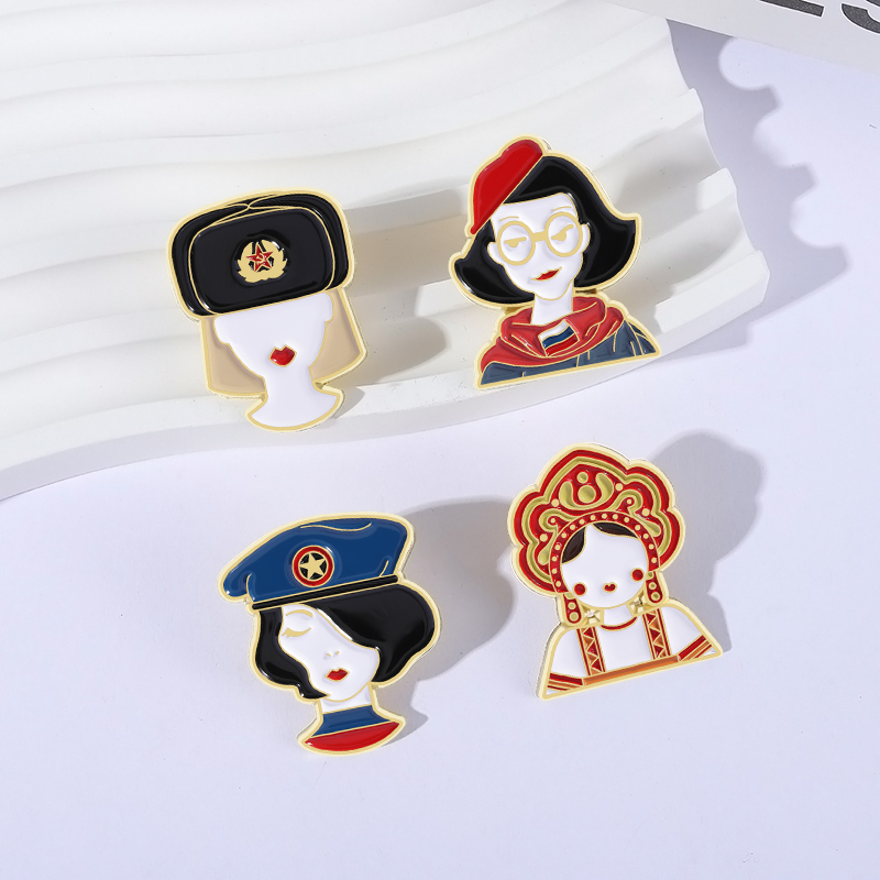 Cartoon Russian Girls Characte - Ethnic Fashion Images incelemesi ve fiyatı