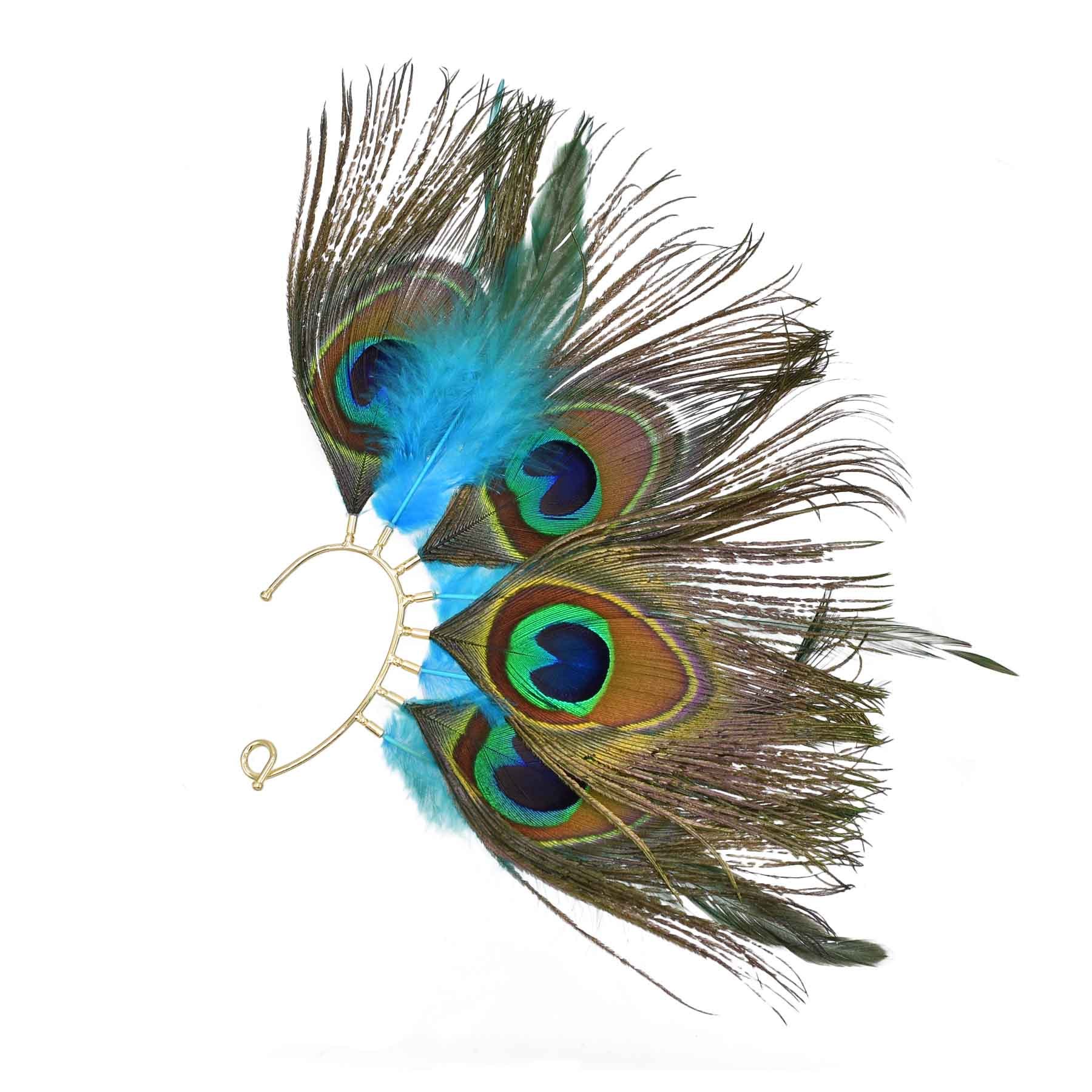 Peacock Feathers Women Ear Cuf - Ethnic Indian Fashion incelemesi ve fiyatı