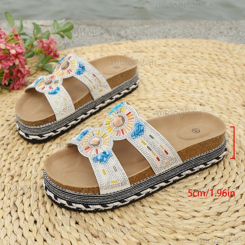 Bohemian Rhinestone Platform S - Ethnic Fashion For Women incelemesi ve fiyatı