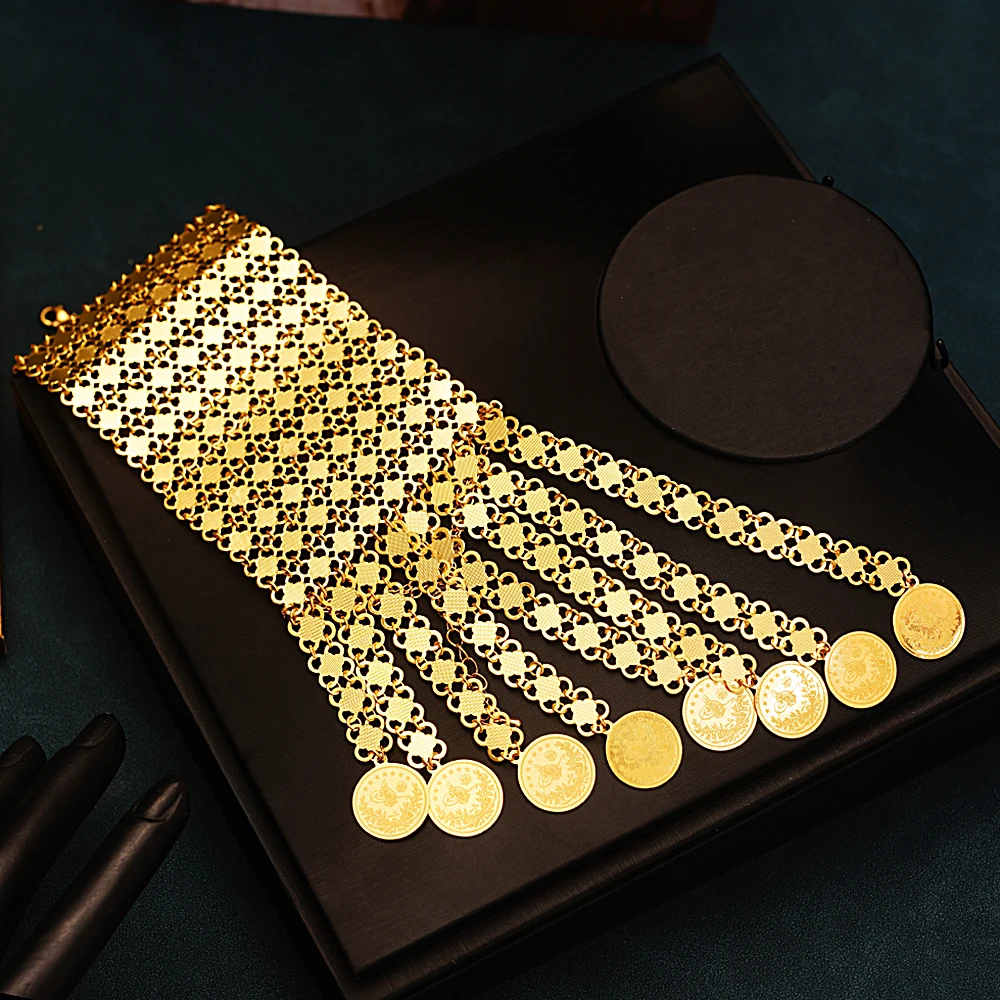 New Coin Tassles Gold Plated J - Ethnic Luxe Fashion incelemesi ve fiyatı