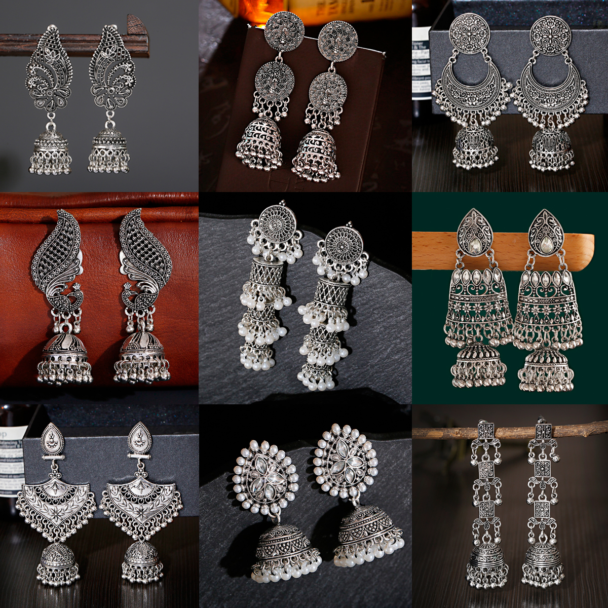 Retro Ethnic Silver Color Turk - Ethnic Indian Fashion incelemesi ve fiyatı