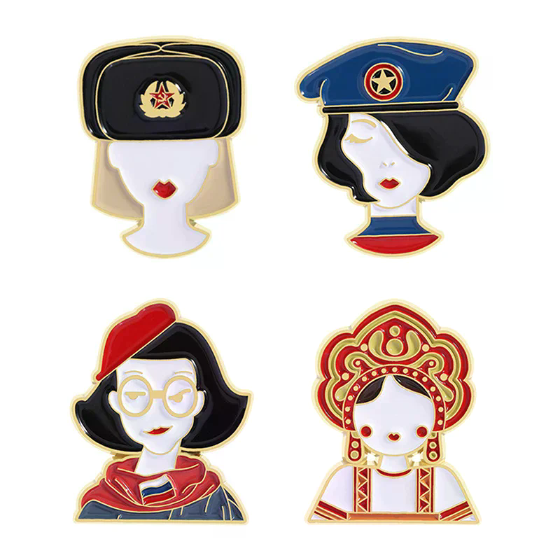 2PCS Cartoon Russian Girls Cha - Ethnic Fashion Images incelemesi ve fiyatı