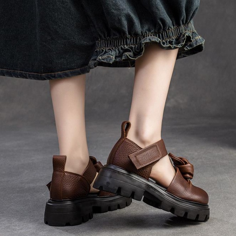 5cm Ethnic Knot Platform Wedge - Ethnic Fashion For Women incelemesi ve fiyatı