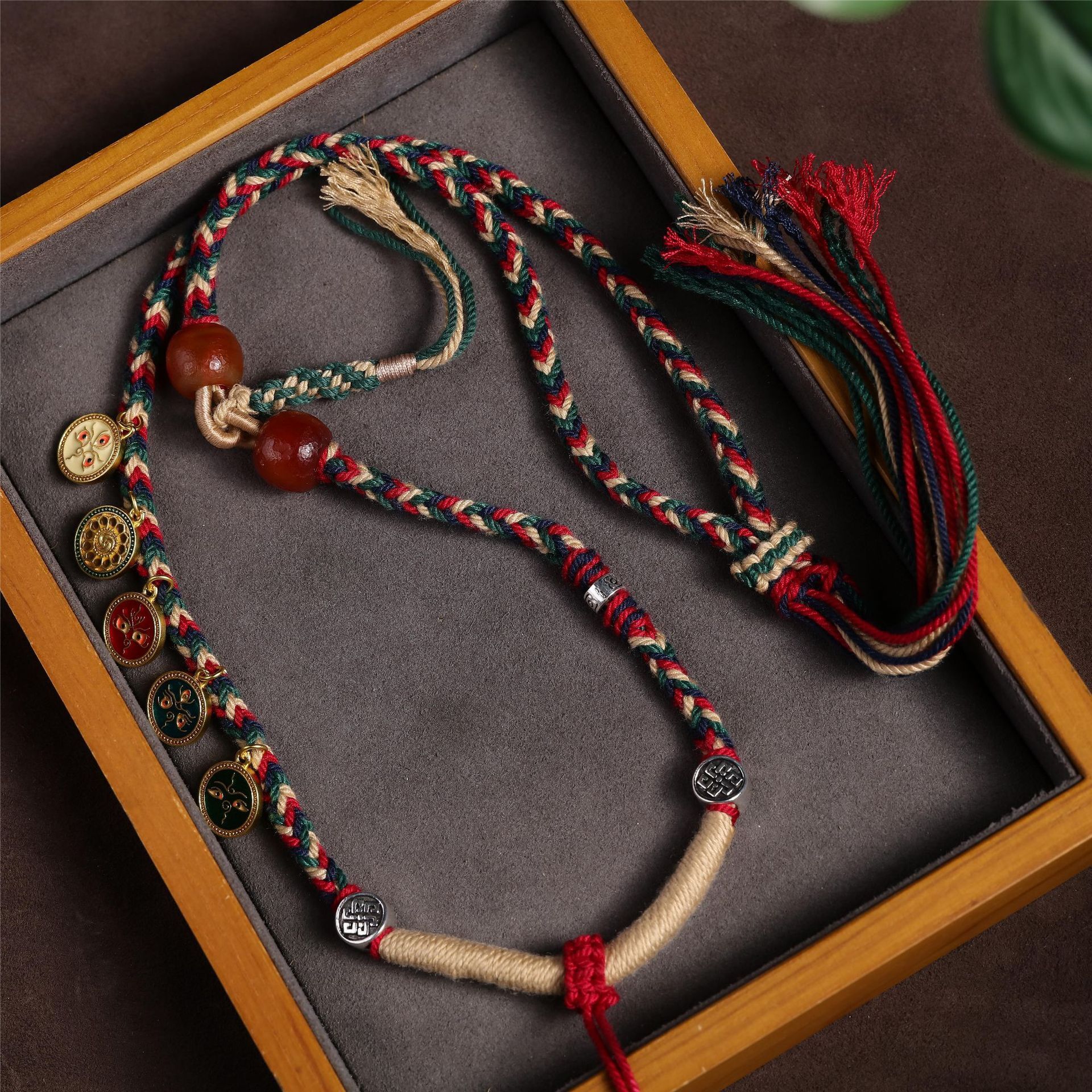 Tibetan Five Way Colorful Pend - Ethnic Fashion Way incelemesi ve fiyatı