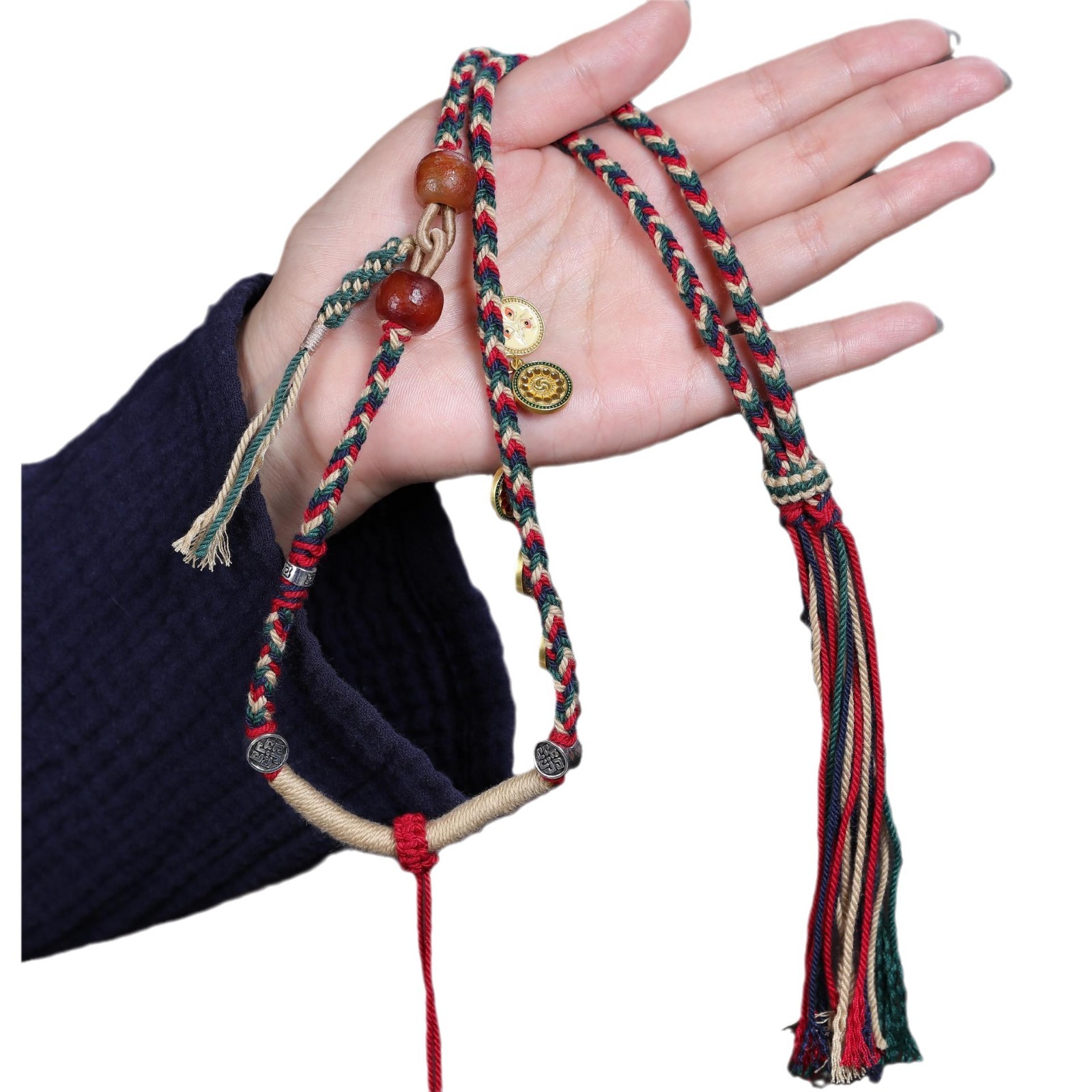 Tibetan Five Way Colorful Pend - Ethnic Fashion Way incelemesi ve fiyatı