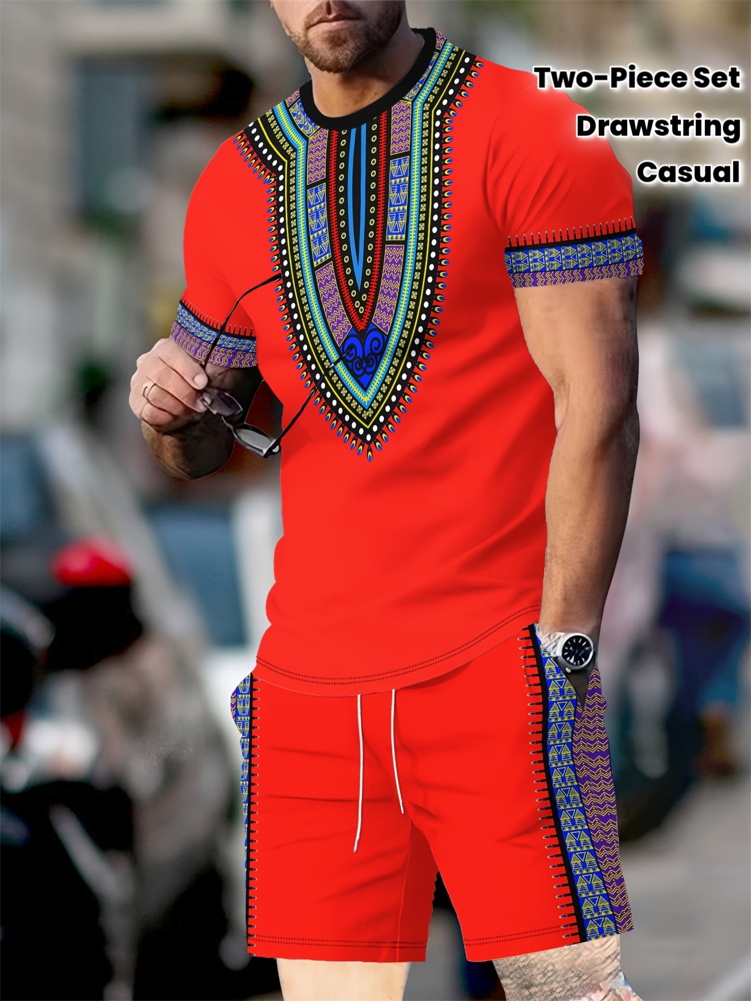 New Men's Suits African Dashik - Dashiki Shirt Men incelemesi ve fiyatı