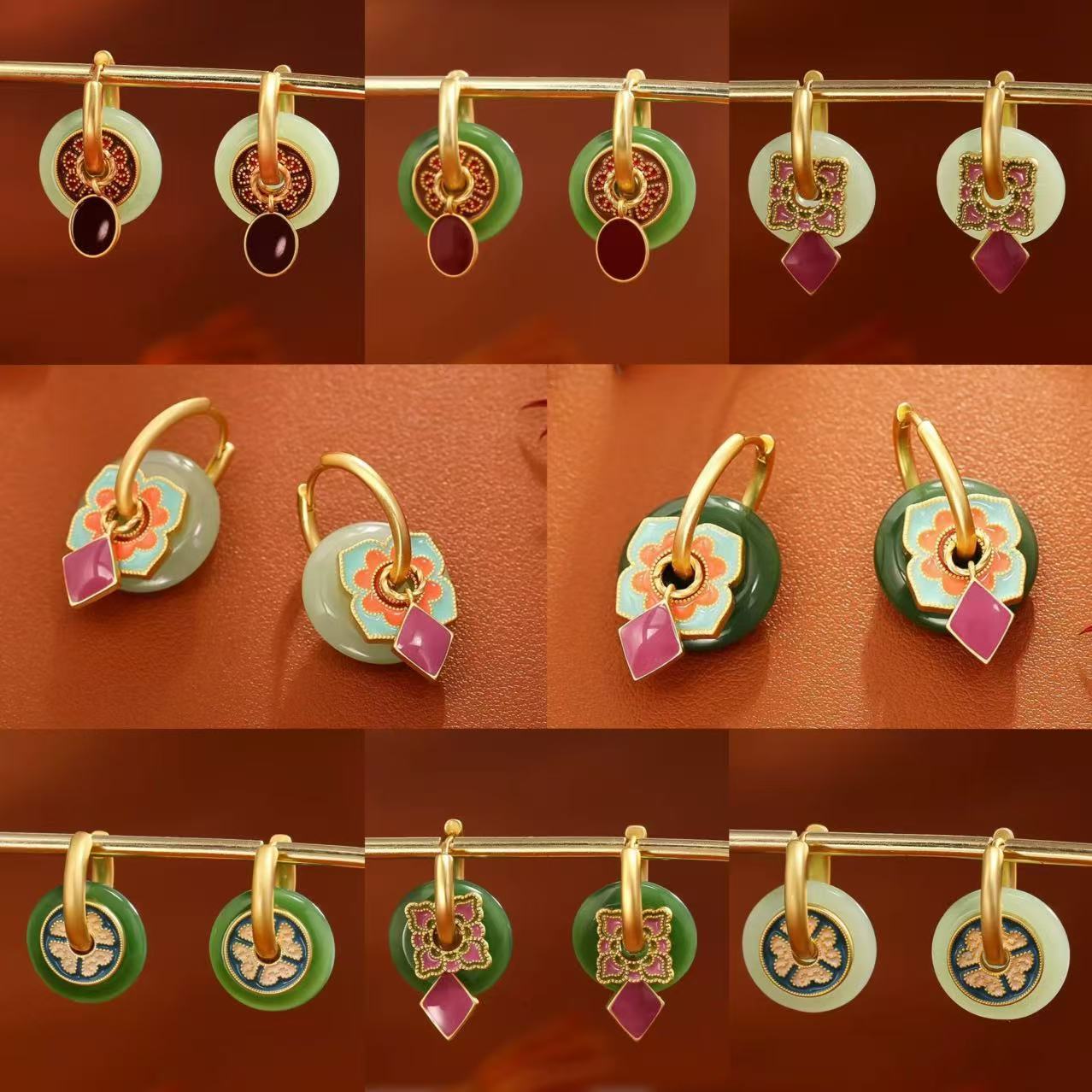 S925 New Chinese-style Earring - Ethnic Fashion Way incelemesi ve fiyatı