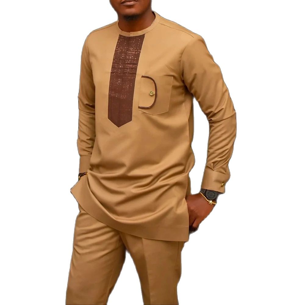 Dashiki Men Clothing 2 Pieces  - Dashiki Shirt Men incelemesi ve fiyatı