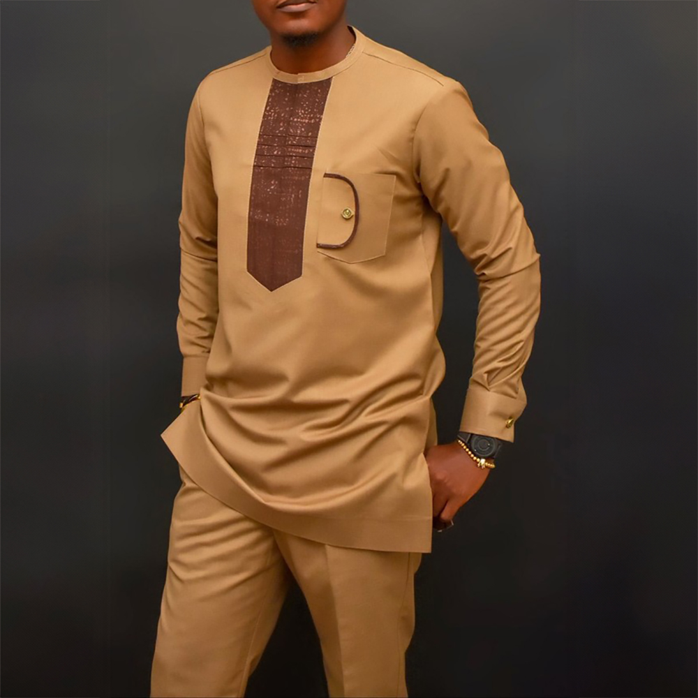 Dashiki Men Clothing 2 Pieces  - Dashiki Shirt Men incelemesi ve fiyatı
