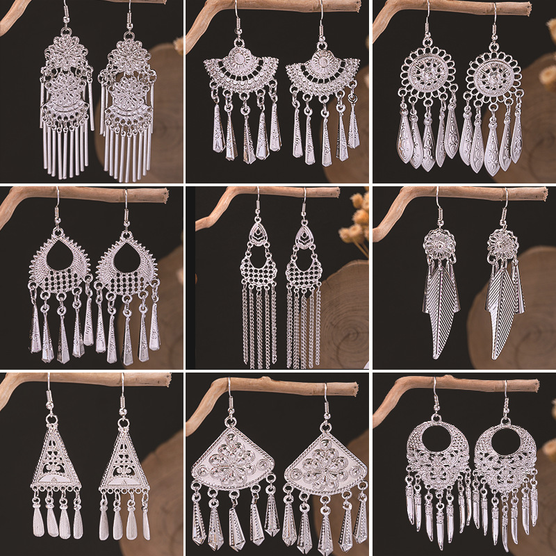 Vintage Ethnic Dangle Earings  - Ethnic Indian Fashion incelemesi ve fiyatı