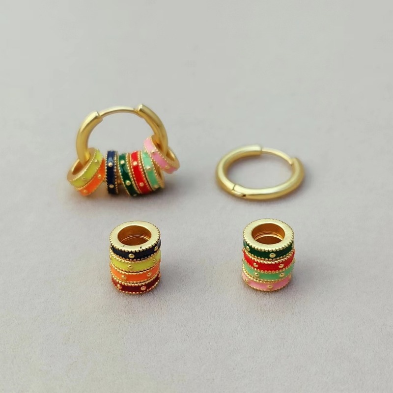 Retro Color Enamel Drip Glaze  - Ethnic Fashion Way incelemesi ve fiyatı