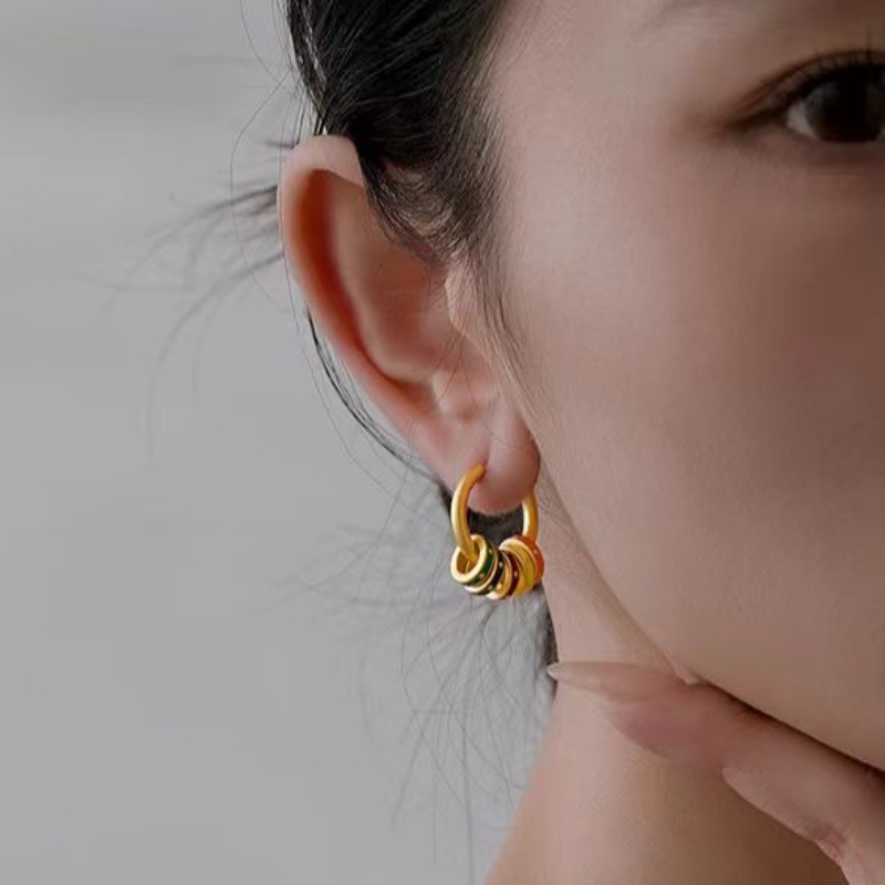 Retro Color Enamel Drip Glaze  - Ethnic Fashion Way incelemesi ve fiyatı