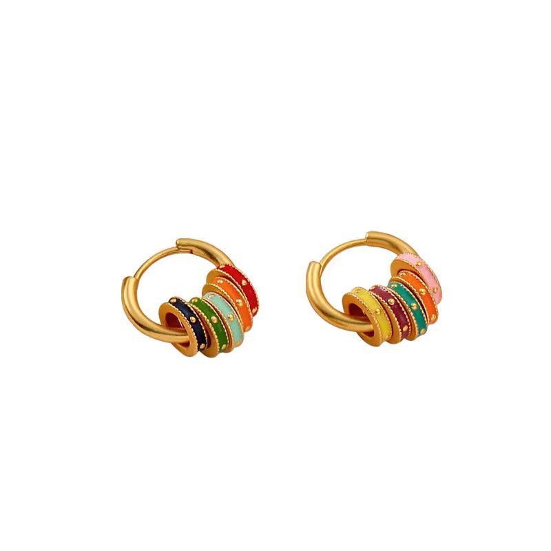 Retro Color Enamel Drip Glaze  - Ethnic Fashion Way incelemesi ve fiyatı