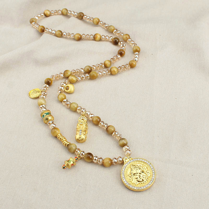 Golden Tiger's Eye Stone Beade - Ethnic Fashion Way incelemesi ve fiyatı