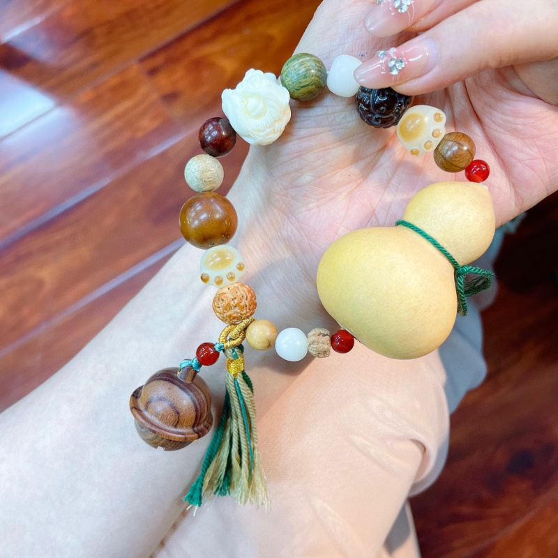 Multi-Treasure Gourd Bracelet  - Ethnic Fashion Way incelemesi ve fiyatı