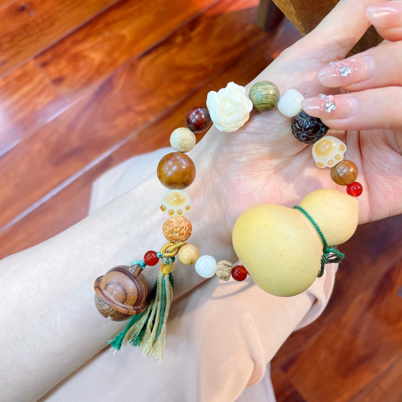 Multi-Treasure Gourd Bracelet  - Ethnic Fashion Way incelemesi ve fiyatı