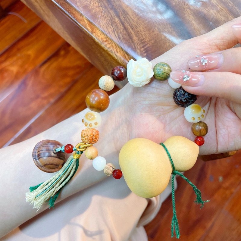 Multi-Treasure Gourd Bracelet  - Ethnic Fashion Way incelemesi ve fiyatı
