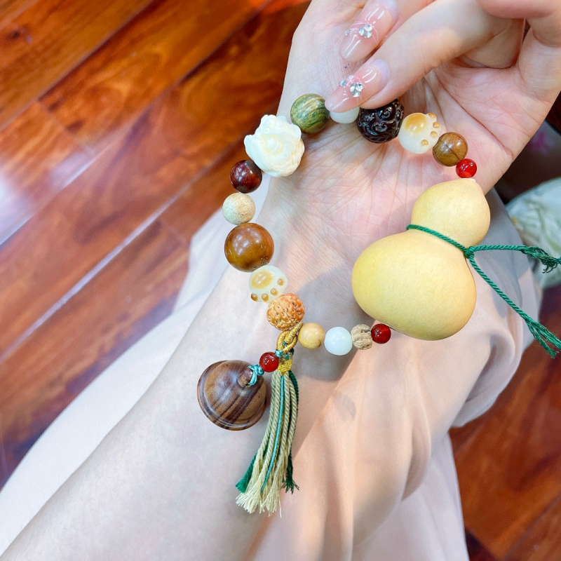 Multi-Treasure Gourd Bracelet  - Ethnic Fashion Way incelemesi ve fiyatı
