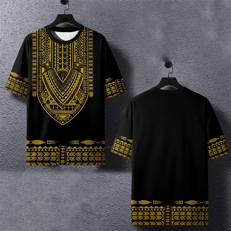 Summer Harajuku 3D Printed Eth - Dashiki Shirt Men incelemesi ve fiyatı