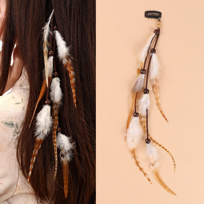 Vintage ethnic style feather h - Ethnic Indian Fashion incelemesi ve fiyatı