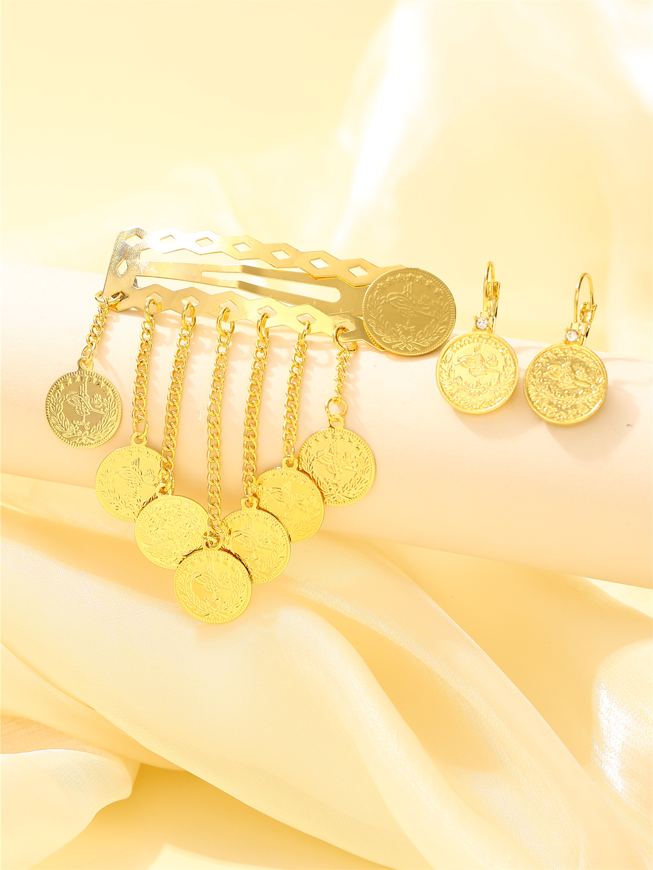 Gold-Plated Moroccan Women's F - Ethnic Luxe Fashion incelemesi ve fiyatı